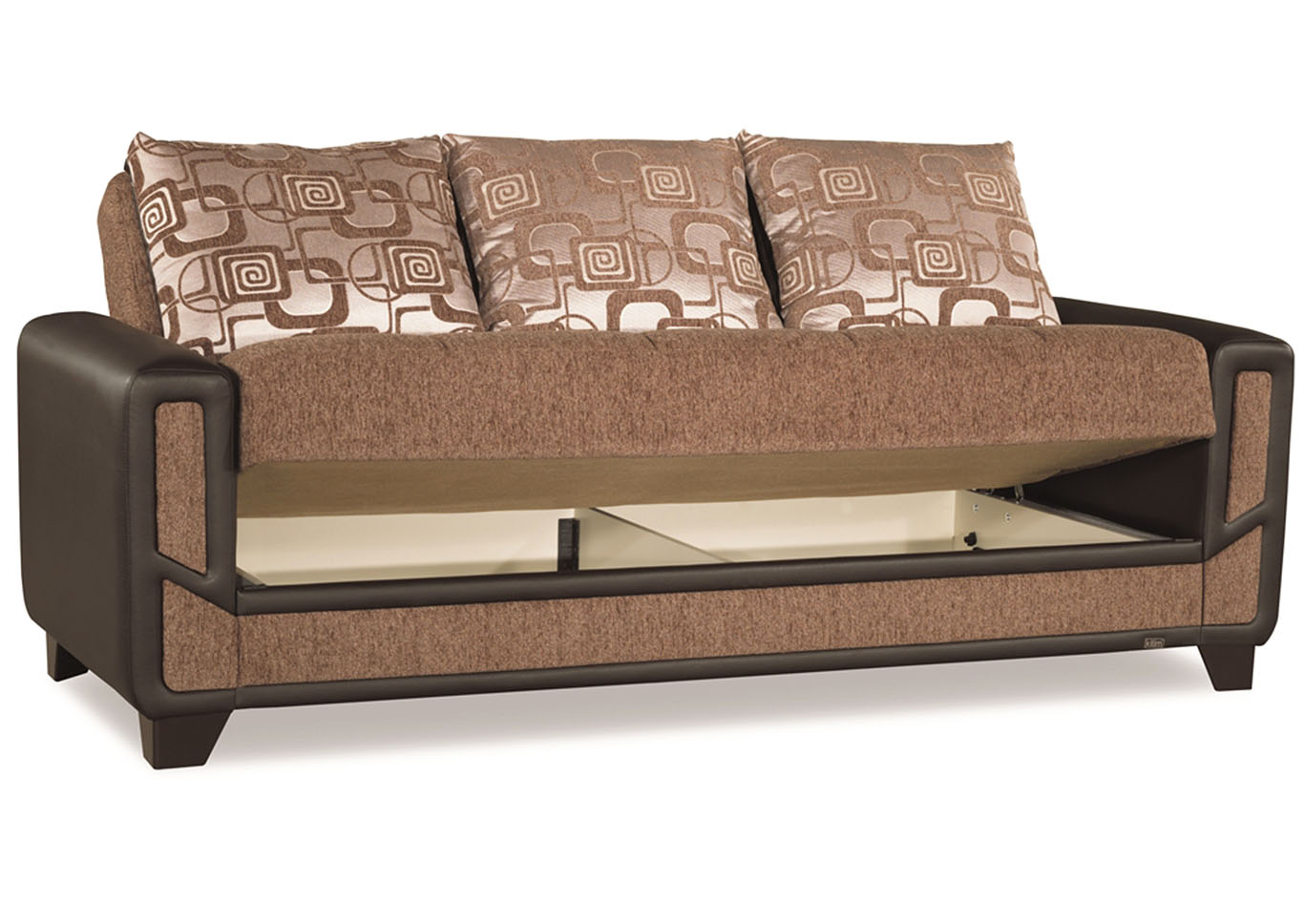 Mondo Brown Chenille Sofabed,Ottomanson (Previously Casamode)